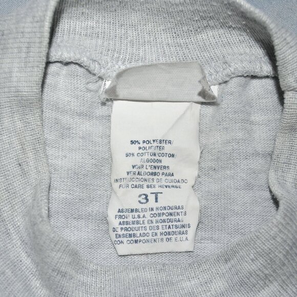 Vintage Snoopy Shirt Size 3T Short Sleeve Baseball Graphic Print Tee - Picture 4 of 8